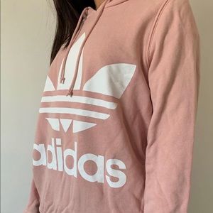 Pink adidas hoodie